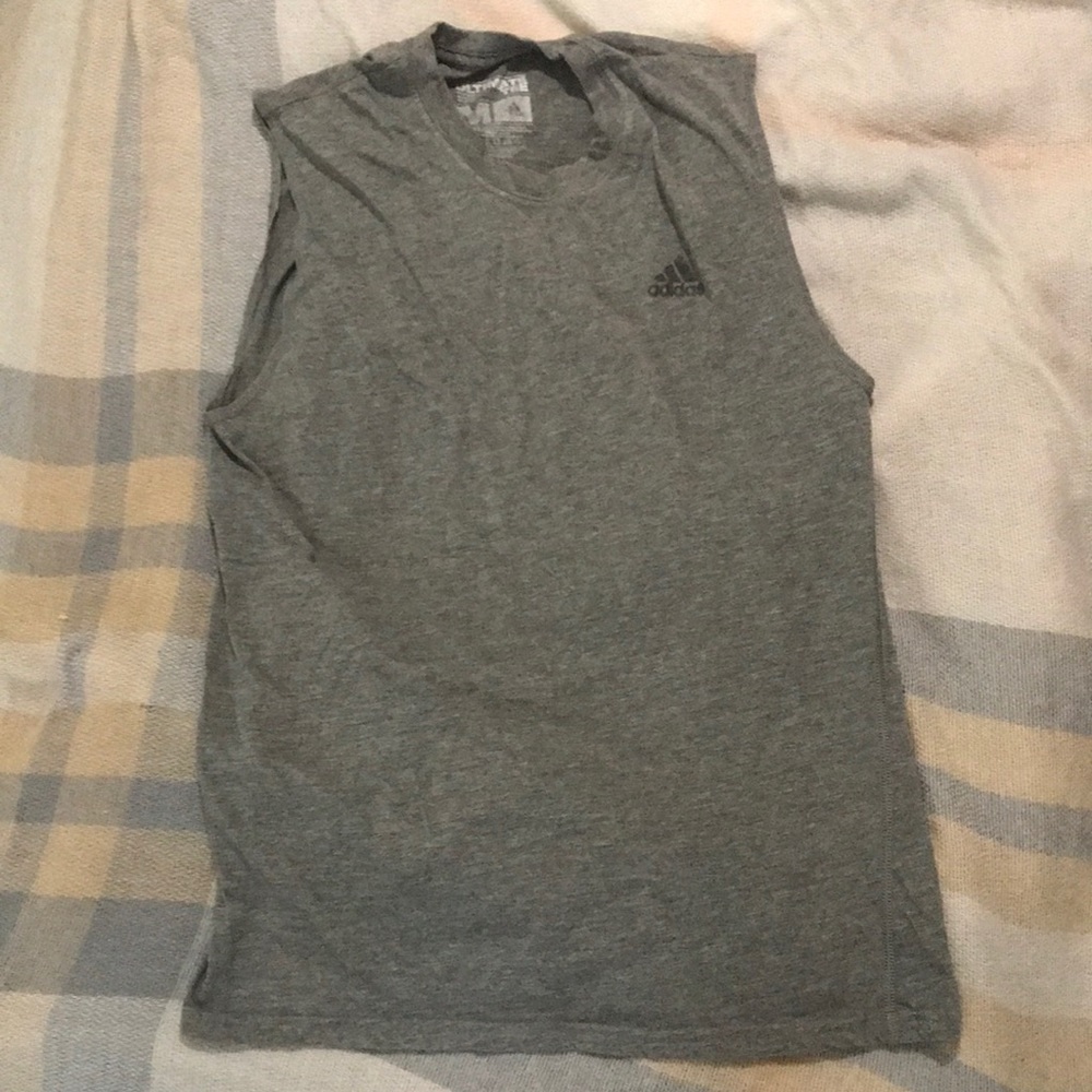 Gray Adidas tank top